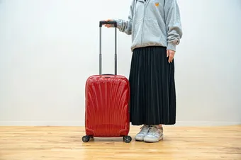 サムソナイト 一回のみ使用 特大ソフトケース スーツケース キャリー