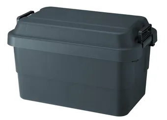 アースカラー アルミコンテナボックス 49L ガレージ収納 キャンプ