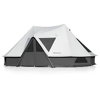 ベルテント 2～4人用 アウトドア キャンプ 大型 UVカット 防虫ネット