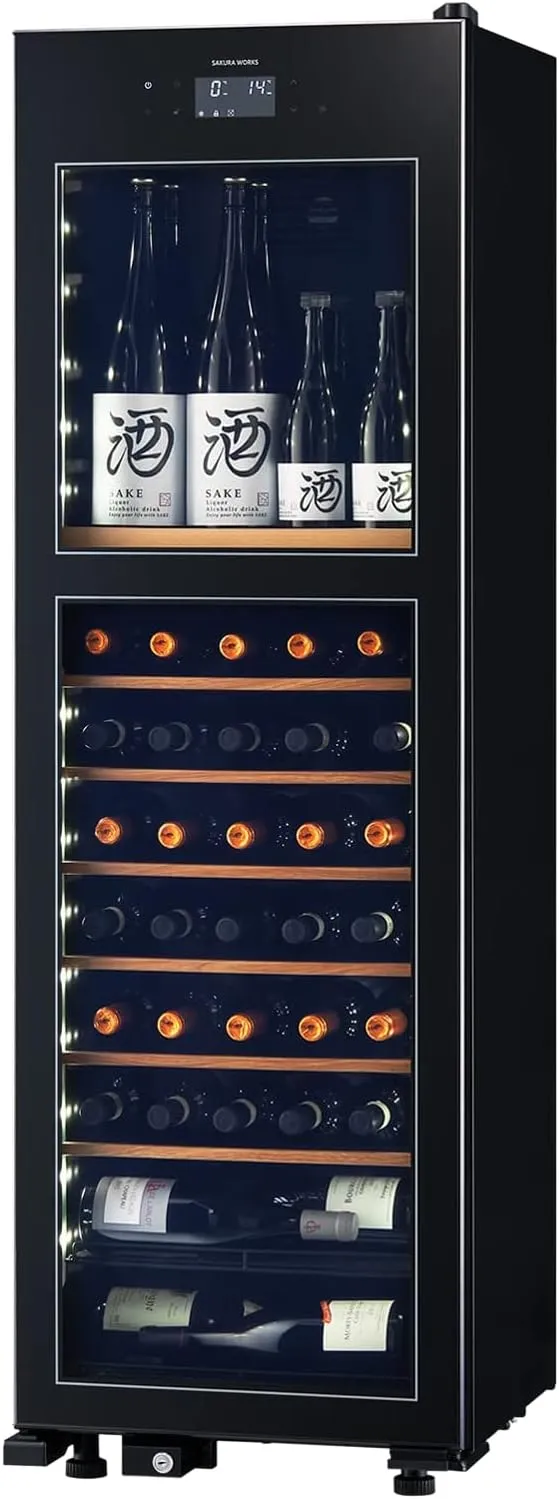 新品 12本収納 ワインセラー ペルチェ静音式 縦置き横置き対応