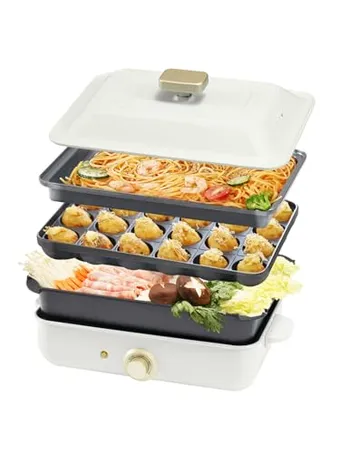 本格的なお好み焼きや一人焼肉がいつでも手軽に楽しめる♪❤多機能