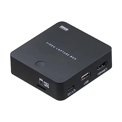 コンポジット 3.5インチモニター搭載 キャプチャーボックス TADREC-S 