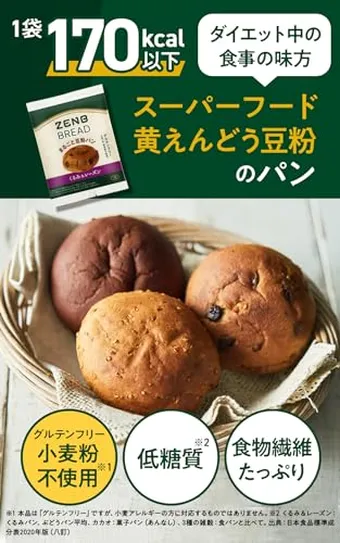 ZENB ゼンブ ブレッド グルテンフリー パン 3種の詳細情報 | クラシル比較