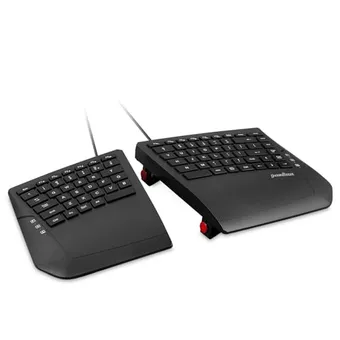 静音メカニカルキー採用の分離式エルゴノミクスキーボードが発売
