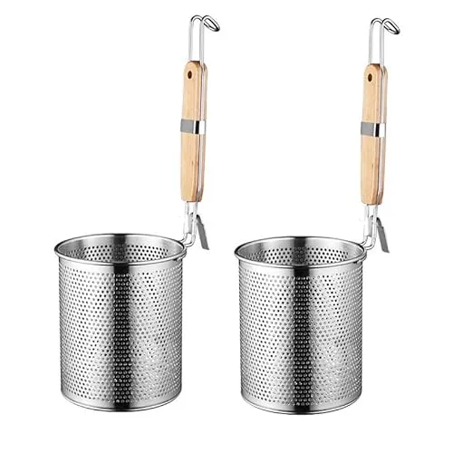 美品 業務用 ラーメンてぼ 8本セット. ステンレス製 湯切りざる 美