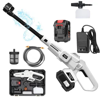 21V 高圧洗浄機 水圧 50bar コードレス 3段階調節圧力 6-in-1 Amazon | GINELSON高圧洗浄機 コードレス 充電式 水圧洗浄機