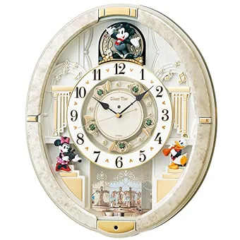 からくり掛け時計（毎時メロディ流れ人形が動きます） SEIKO 壁掛け メロディからくり時計 Hi-Fi zig zag - メルカリ
