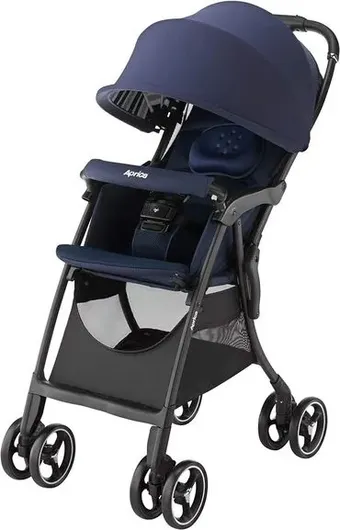 Aprica ブラック ベビーカー ストライプ Aprica アップリカ オプティア クッション グレイス （オニキス
