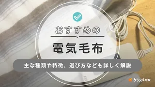 【プロ監修】電気毛布のおすすめ9選!種類や人気アイテムを紹介【2025年】